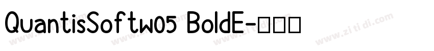 QuantisSoftw05 BoldE字体转换